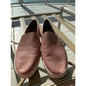 VINCE. Blush Perforated Slip-On Van Style Flats